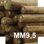 Опора деревянная пропитанная ЛЭП класса ММ9,5 в комплекте с полиэтиленовой крышкой и тремя оцинкованными гвоздями