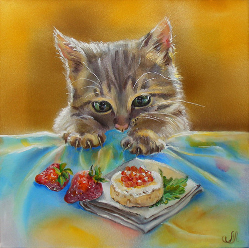 Набор для рукоделия любопытный котенок (по мотивам рисунка А.Логиновой)