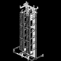 Каркас кросса (cross, телефонный кросс 6577 1 080-01 ) HVt91M 6577 1 08001 ADC/KRONE