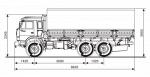 Бортовой автомобиль КАМАЗ-43118 с двигателем Cummins L325