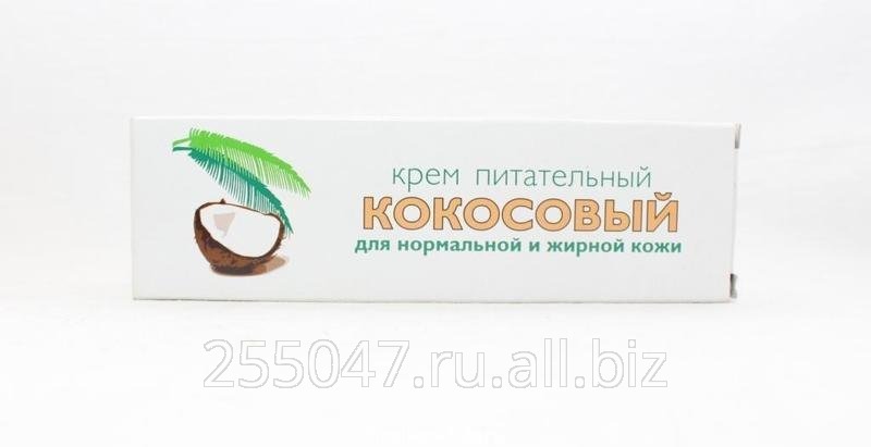 Кокосовый крем для лица для нормальной и жирной кожи