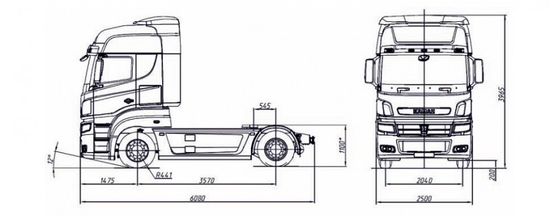 Магистральный тягач КАМАЗ-5490 (4х2) Магистральный тягач КАМАЗ-5490 (4х2)