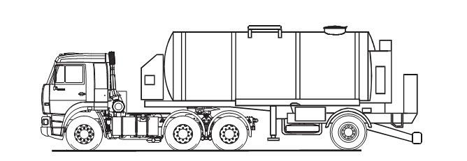 Автогудронатор БЦМ-07