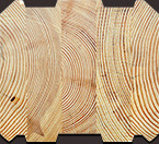 Брус клееный