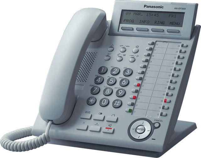 Системный телефон Panasonic KX-DT343RUW