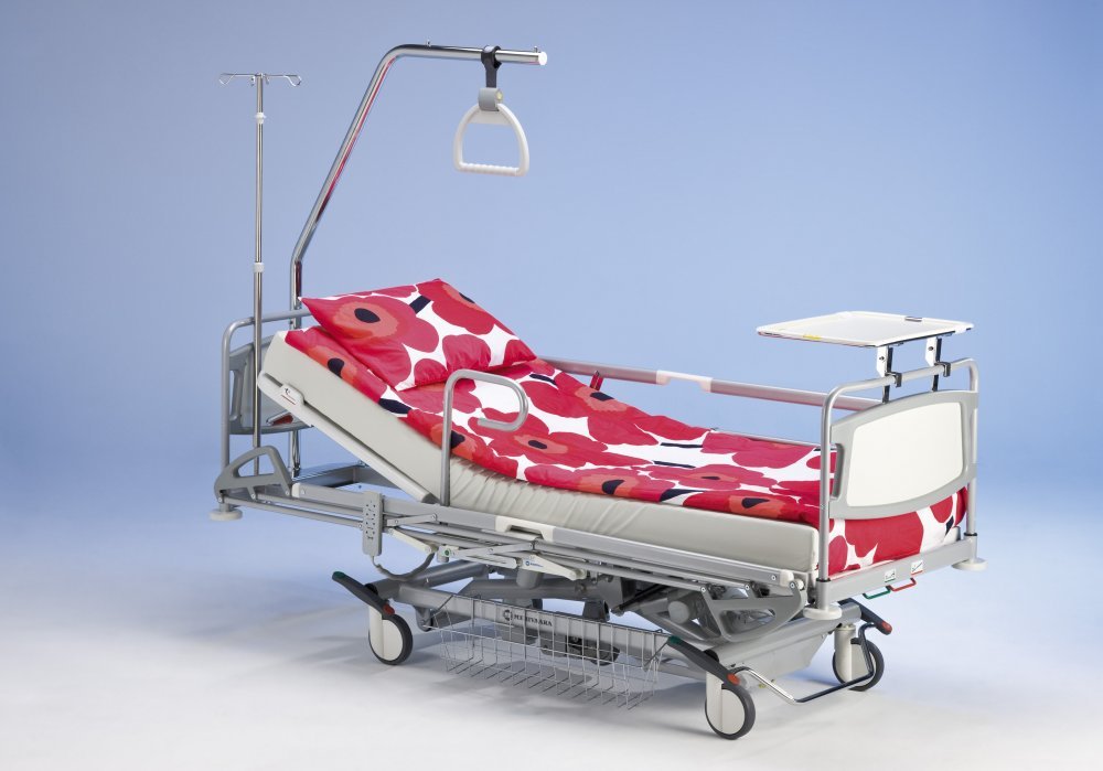Кровати больничные функциональные модульной конструкции Carena, производства Merivaara Corp., Финляндия