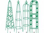 Колонна садовая декоративная для вьющихся растений, 205 х 38 см, круглая