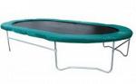 Батут с защитной сетью Oval Trampoline 4,8 м + занятие в батутном центре