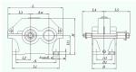 Редукторы цилиндрические одноступенчатые горизонтальные 1ЦУ