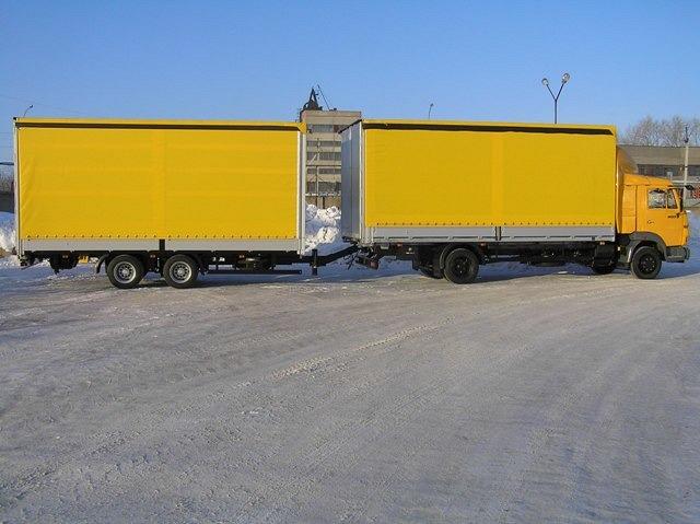 Камаз-4308 с прицепом-тандем