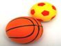Игрушка для животных Мяч губчатый футбольный мягкий большой 6,5 см