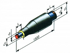 Переходы стальные с тепловой изоляцией из пенополиуретана с защитной оболочкой