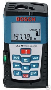 Дальномер лазер. цифр. DLE- 70 0,05-70м точ. ± 1.5мм Bosch