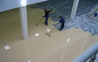 Наливной пол полиуретановый с повышенной эластичностью