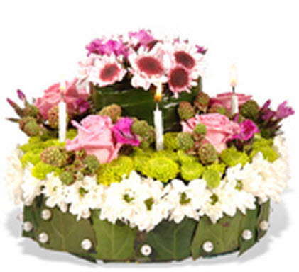 Букет цветов Цветочный торт