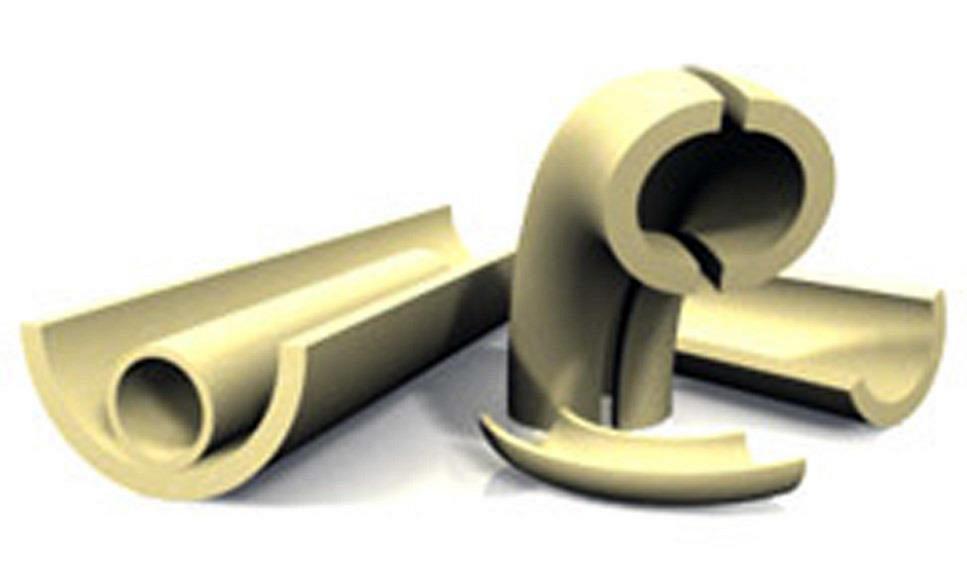 Скорлупы теплоизоляции пенополиуретаном (ППУ) для труб Скорлупы теплоизоляции пенополиуретаном (ППУ) для труб