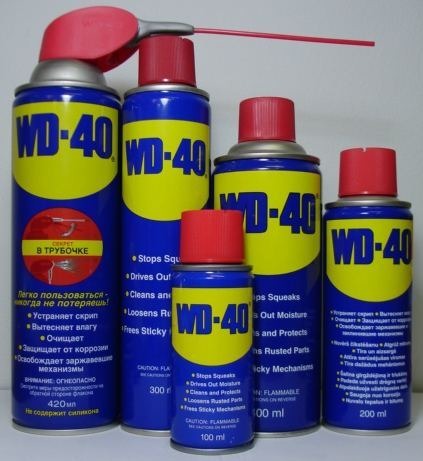 Универсальная смазка WD-40 в ассортименте Универсальная смазка WD-40 в ассортименте