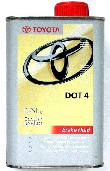 Жидкость тормозная Toyota DOT 4 BRAKE & CLUTCH FLUID 0,75л