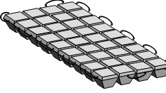 Универсальный гибкий защитный бетонный мат УГЗБМ-405