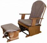 Кресло-качалка с подставкой для ног С 454