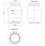 Стеклянная банка ТО-66-480
