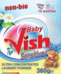 Детский Бесфосфатный стиральный порошок «Vish Baby»360 гр.  10 стирок