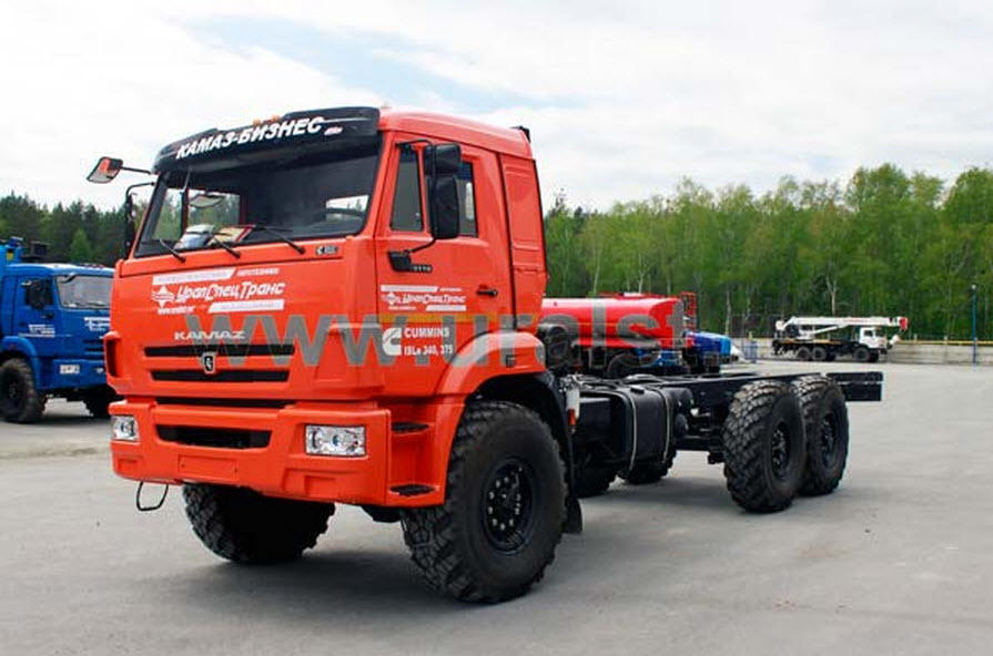 Шасси автомобиля Камаз 43118-RF с КП FG Шасси автомобиля Камаз 43118-RF с КП FG