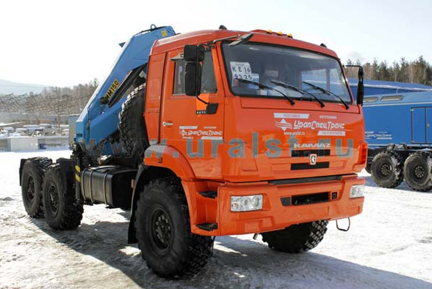 Седельный тягач Камаз 44108-24 с КМУ ИМ-150 УСТ-54531T