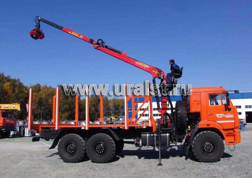 Сортиментовоз Камаз 43118 с гидроманипулятором Epsilon E65L Сортиментовоз Камаз 43118 с гидроманипулятором Epsilon E65L