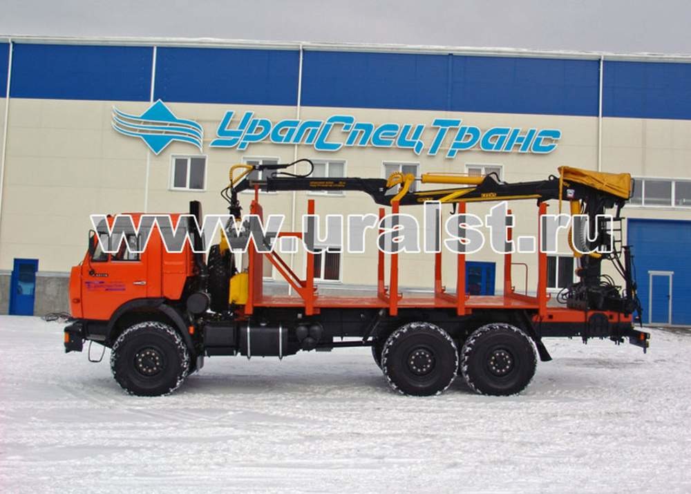 Сортиментовоз Камаз 43118 с манипулятором ОМТЛ-97 Сортиментовоз Камаз 43118 с манипулятором ОМТЛ-97