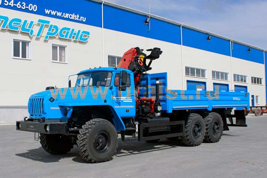 Автомобиль бортовой Урал 4320-60 с краном-манипулятором Palfinger РK-15500А УСТ-54532 Автомобиль бортовой Урал 4320-60 с краном-манипулятором Palfinger РK-15500А УСТ-54532