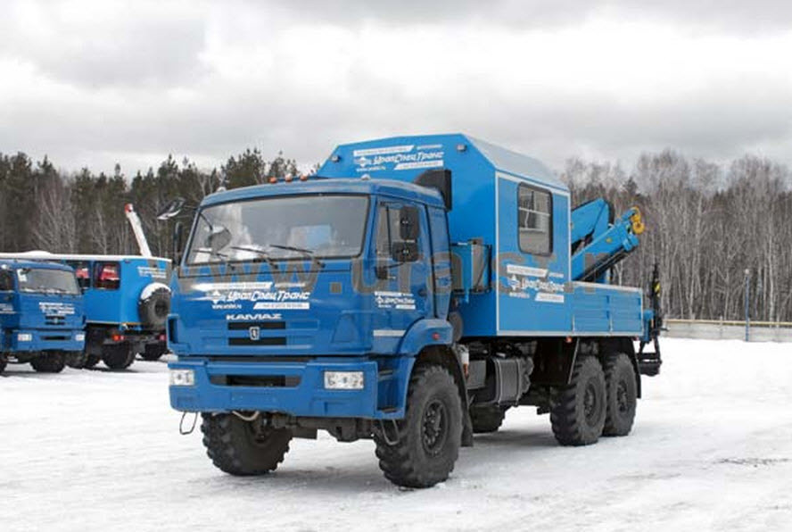 Грузопассажирский автомобиль Камаз ГПА 43118-24 с КМУ ИМ-150 УСТ-54535 Грузопассажирский автомобиль Камаз ГПА 43118-24 с КМУ ИМ-150 УСТ-54535