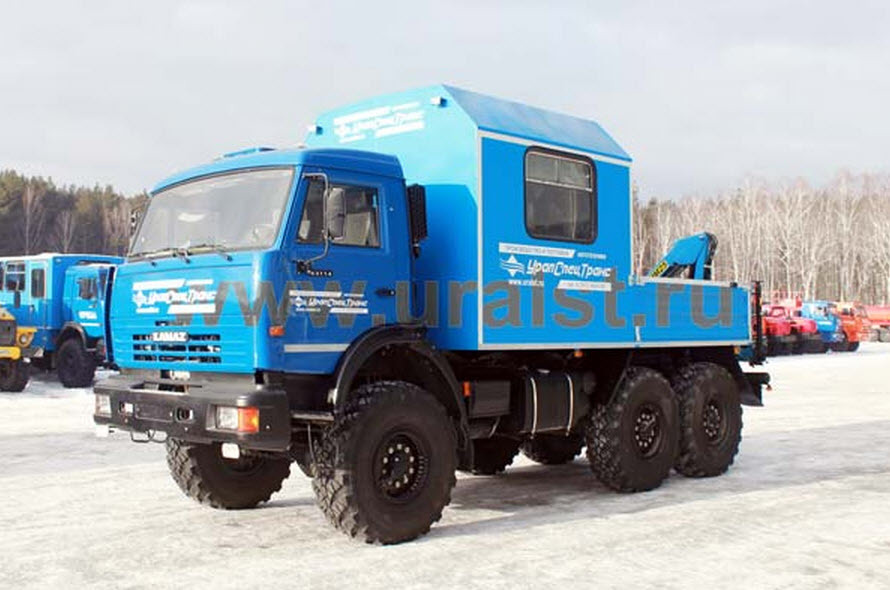 Грузопассажирский автомобиль Камаз ГПА 43114-15 с КМУ ИМ-25 УСТ-54535 Грузопассажирский автомобиль Камаз ГПА 43114-15 с КМУ ИМ-25 УСТ-54535