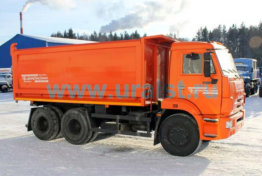 Автомобиль-самосвал с 3-х сторонней разгрузкой 68901R на шасси Камаз 65115 Автомобиль-самосвал с 3-х сторонней разгрузкой 68901R на шасси Камаз 65115