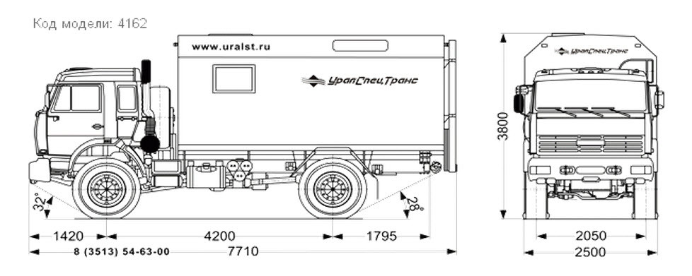 Автолаборатория Камаз 4326 УСТ-54531