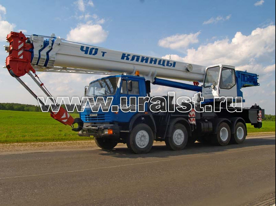 Автомобильный кран КС-65719-1К Клинцы 40 тн, на шасси а/м КамАЗ-6540 Автомобильный кран КС-65719-1К Клинцы 40 тн, на шасси а/м КамАЗ-6540