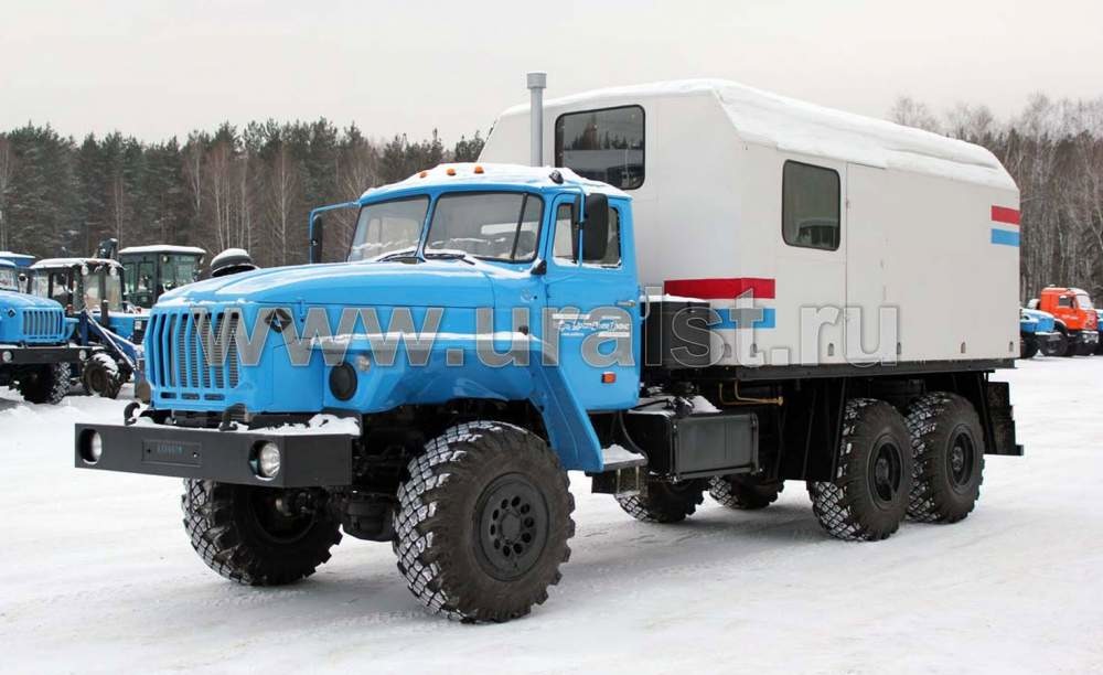 Паропромысловая установка ППУА-1600/100 на базе шасси Урал-4320-1912-40 Паропромысловая установка ППУА-1600/100 на базе шасси Урал-4320-1912-40
