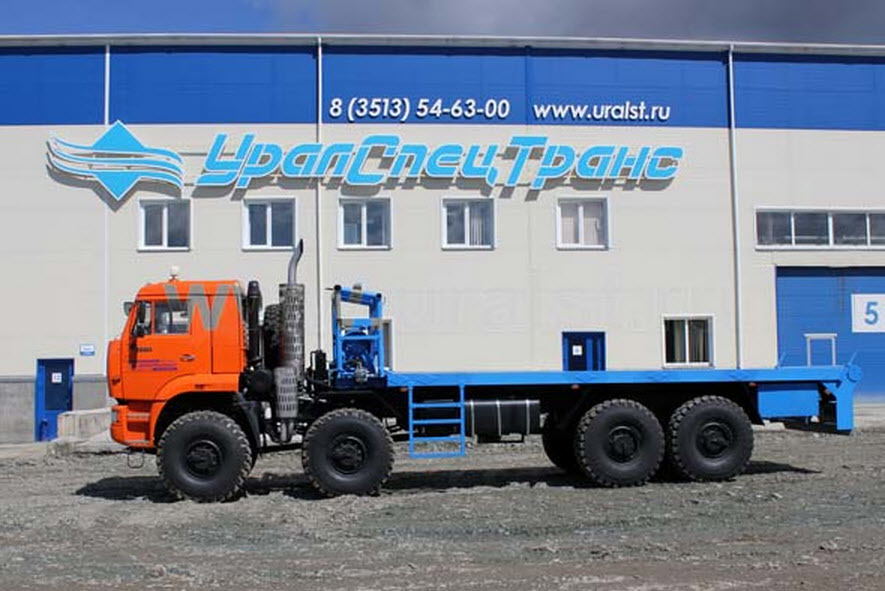 Контейнеровоз на шасси Камаз 6560-1198-63 УСТ-545310 Контейнеровоз на шасси Камаз 6560-1198-63 УСТ-545310