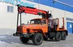 Лесовозный тягач Урал 55571-40 с ГМ Epsilon M100L97 УСТ-54532