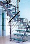 Лестницы Hi-tech (стекло и металл)