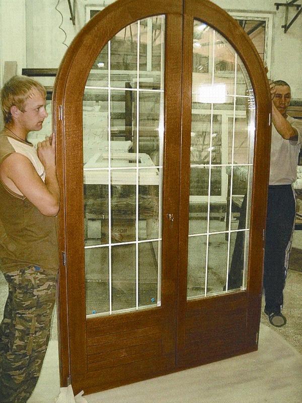 Окна и двери из деревянного бруса