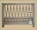 Формы для производства односторонних заборов — Панель № 65