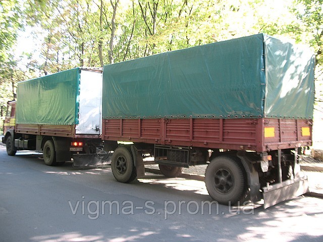 Тент на КАМАЗ с прицепом, тенты брезентовые на грузовые авто от компании ВИГМА