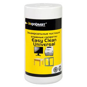 Универсальные чистящие влажные салфетки Easy clean universal