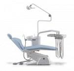 Стоматологическая установка «C» с креслом «M6» с электромеханическим приводом, без подлокотников.