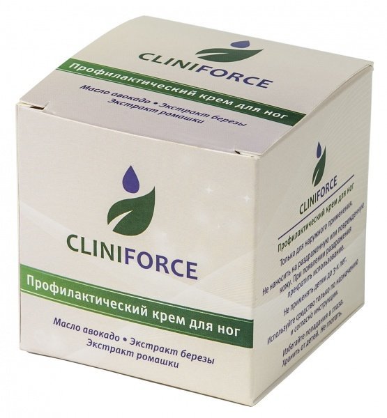 Профилактический крем для ног Cliniforce CF 0101, 50мл