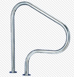 Р - образный поручень Fig. 4  для бассейна из нержавеющей стали Flexinox ( Испания )