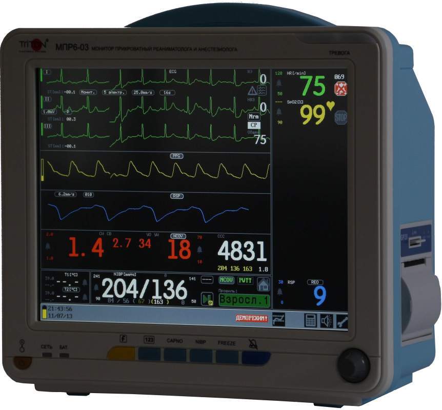Мониторы пациента МПР 6-03 Тритон с дисплеями 12 дюймов