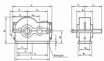 Редукторы цилиндрические горизонтальные двухступенчатые типа РЦД