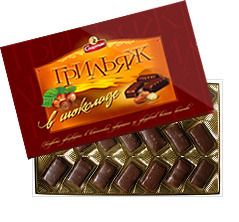 Коробка конфет ’Грильяж в шоколаде’